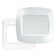 Placa 4"" X 4"" Com Suporte Cega Elegance - 2760 - Fame Placa Cega 4x4 C-suporte Fame 094.2760.0