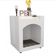Mesa De Cabeceira Casinha De Cachorro-gato Pet Branco