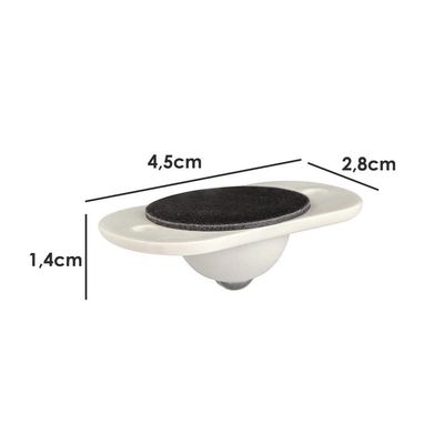 Rodinha Adesiva Inox Moveis Esfera 360 Transferidora Giratoria 4 Un