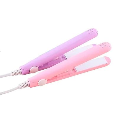 Mini Chapinha Prancha Alisadora De Bolsa Portátil Lilás