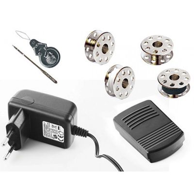 A Máquina de Costura Portátil com luz e pedal