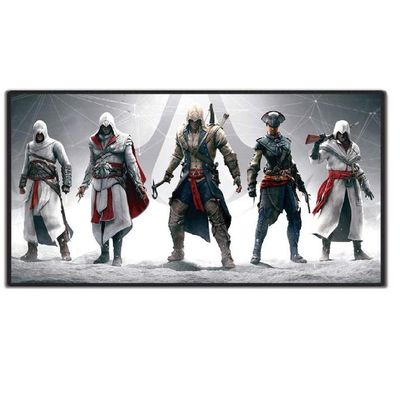 Mouse Pad Gamer Extra Grande Familia Assassina Tamanho 700x350x3mm