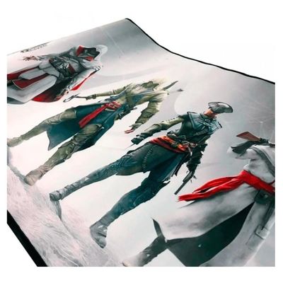 Mouse Pad Gamer Extra Grande Familia Assassina Tamanho 700x350x3mm