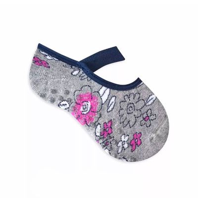 Kit 6 pares meia antiderrapante algodão infantil menina P
