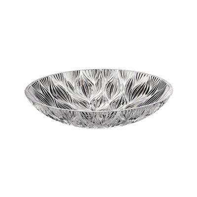 Centro de Mesa em Cristal Ecológico Bohemia Onion Design Folhas 26x6cm