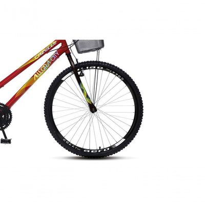 Bicicleta Colli Cazelle Allegra Aro 26 Freio V-brake Quadro 18 Vermelho