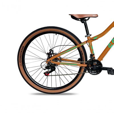 Bicicleta Viena Aro 29 Freio Disco 21v Com Cestão Colli Cor Bronze Tamanho Do Quadro 17 Bronze