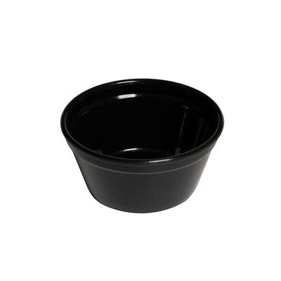 Ramequim Cheff 150ml Preto em Policarbonato