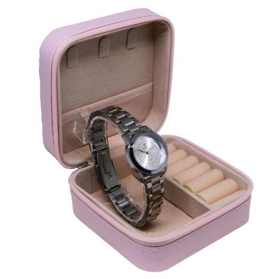 Relógio Tuguir Feminino Ref: Tg30390 Prateado Estojo Porta Jóias