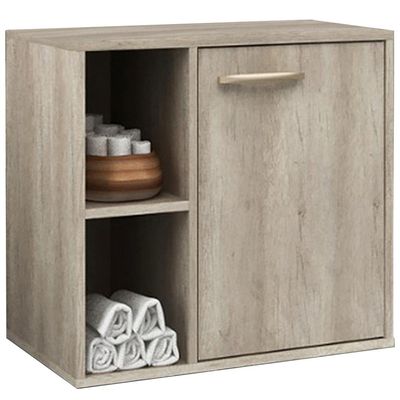 Balcão Gabinete Suspenso Para Banheiro 60 cm Com 01 Porta Anne B06 Barrique - Lyam Decor