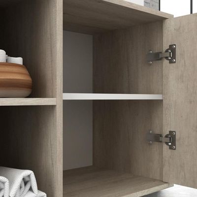 Balcão Gabinete Suspenso Para Banheiro 60 cm Com 01 Porta Anne B06 Barrique - Lyam Decor