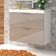 Armário Balcão Gabinete Para Banheiro 80cm Com 03 Gavetas Pietra B06 Gianduia Brilho - Lyam Decor