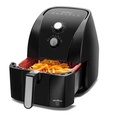 Fritadeira Air Fryer Britania 5,5l Redstone Bfr50 - 63801112 Preto 110 Volts