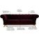 Sofá 4 Lugares Império 260 Cm Veludo Roxo Grape C-292
