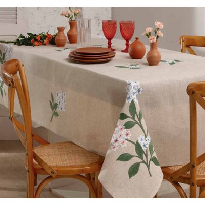 Toalha Mesa Retangular Atelie 160x270cm Mexico Jolitex