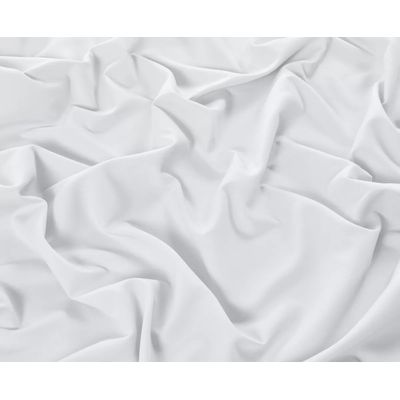 Jogo Cama Queen 4 Pç Poliéster Toque de Seda Branco Jolitex