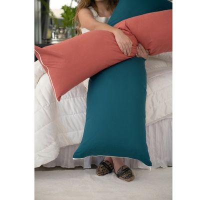 Fronha Avulsa Poliéster Hug Colors 40x130cm Vermelho Lavive