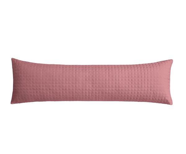Porta Travesseiro Poliester Hug 40x130cm Rosa Antigo Lavive