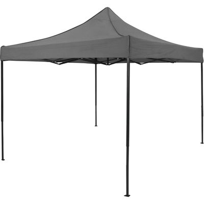 Tenda Gazebo Dobrável Pagoda 3m x 3m Oxford Cinza Bel 3m x 3m