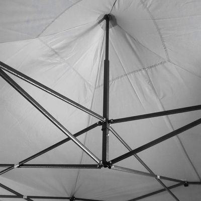 Tenda Gazebo Dobrável Pagoda 3m x 3m Oxford Cinza Bel 3m x 3m