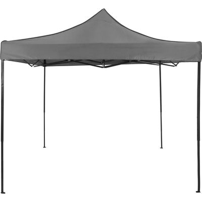 Tenda Gazebo Dobrável Pagoda 3m x 3m Oxford Cinza Bel 3m x 3m
