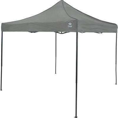 Tenda Gazebo Dobrável Pagoda 3m x 3m Oxford Cinza Bel 3m x 3m