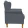 Poltrona Decorativa Para Sala de Estar Yara P02 Suede Cinza - Lyam Decor