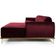 Sofá 5 Lugares Com Chaise Molino 300 Cm Marsala C-278