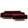 Sofá 5 Lugares Com Chaise Molino 300 Cm Marsala C-278