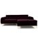 Sofá 5 Lugares Com Chaise Molino 300 Cm Roxo Grape C-292