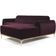 Sofá 5 Lugares Com Chaise Molino 300 Cm Roxo Grape C-292