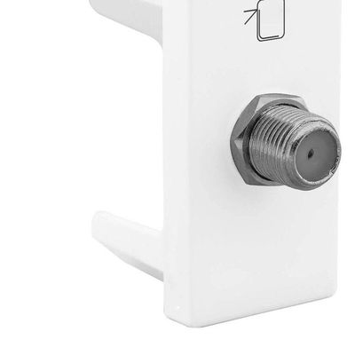Tomada Antena Tipo F 1m Branca 615030bc
