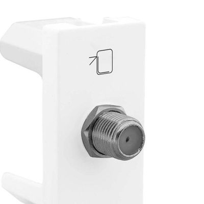 Tomada Antena Tipo F 1m Branca 615030bc