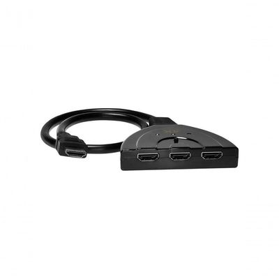 Chave Seletora Hub Hdmi Evus C-079 3 Entradas X 1 Saida