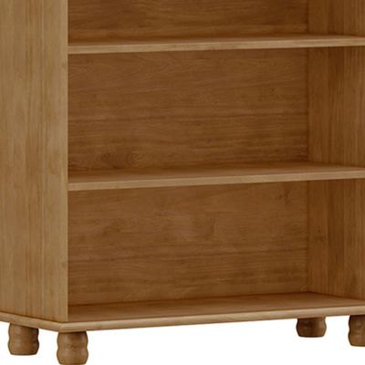 Estante Livreiro Multiuso 5 Prateleiras Madeira Maciça Lazuli F06 Freijó - Lyam Decor