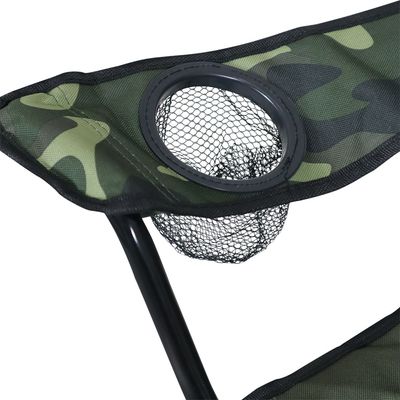 Cadeira Camping Dobrável Araguaia Comfort Camuflada Bel Único