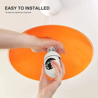Câmera lampada inteligente Wireless infra IP Full HD 2.0 megapixels Onvif, Holofote, Auto Tracking