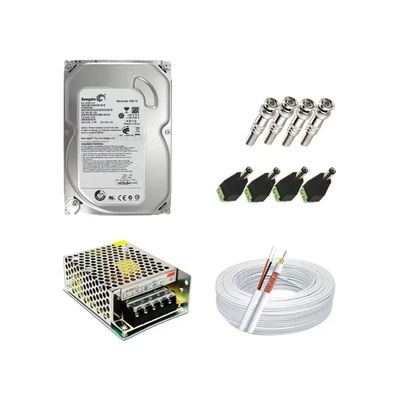 kit 2 camera de segurança monitoramento intelbras Completo