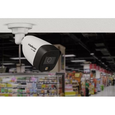 Kit 4 Câmeras Intelbras 2 Megapixels 20m Vhd 1220 Full Color Dvr 4ch Mhdx c/hd 2tb