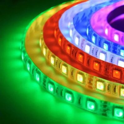 Fita De Led Rgb 5050 15 Metros Para Decoração Com Fonte 5amp