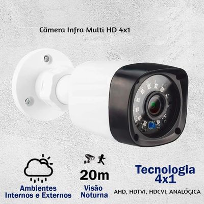 Kit Cftv 16 Cameras Segurança  Hd Dvr Intelbras mhdx 1116 S/ HD