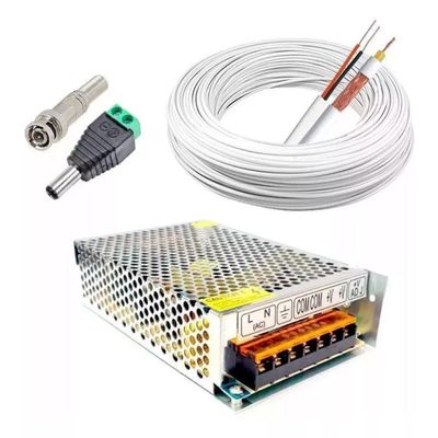 Kit 8 Câmeras Multi Hd Dvr Intelbras 8 Canais Com Hd 500gb +Grade de proteção