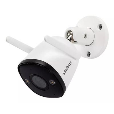 kit 2 Câmera Intelbras Im5 Colorida Dia Noite Fala E Escuta Com Sirene + Cartão de Memoria 64gb