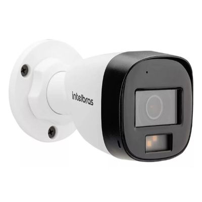 Kit Intelbras 3 Câmeras de Segurança 3220 B Multi-hd Vhd Full Color Com Microfone e Áudio 20m Branca