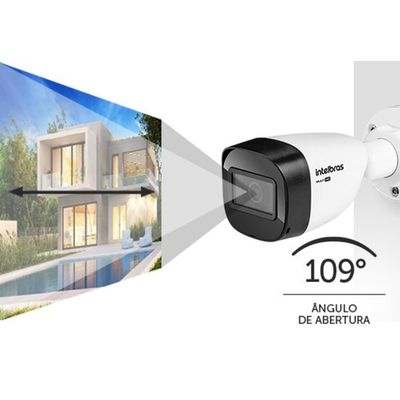 KIT 05 CÂMERA BULLET INTELBRAS VHD 1130 B G6 720p 2.8mm