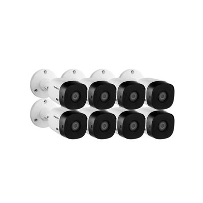 Kit 8 cameras Bullet Intelbras 1120 b 720p Hd