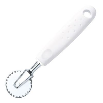 Carretilha Corta e Fecha Tramontina Utilita em Zamak Cromado e Nylon com Cabo de Polipropileno Branco