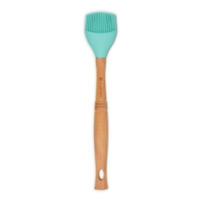 PINCEL LE CREUSET VÊNUS PRO DE SILICONE E CABO EM MADEIRA AZUL COOL MINT 93007609496001