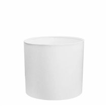 Cúpula Abajur Cilíndrica Cp-7013 ø30x30cm Branco
