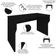 Mesa Para Pc Gamer Com Regulagem De Altura Sirion A02 Preto - Lyam Decor